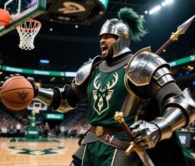 骑士大胜雄鹿，豪取四连胜