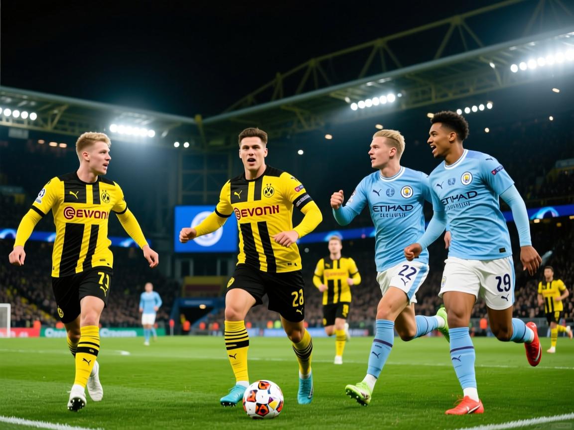 多特蒙德赢下曼城，晋级欧冠四强  第1张