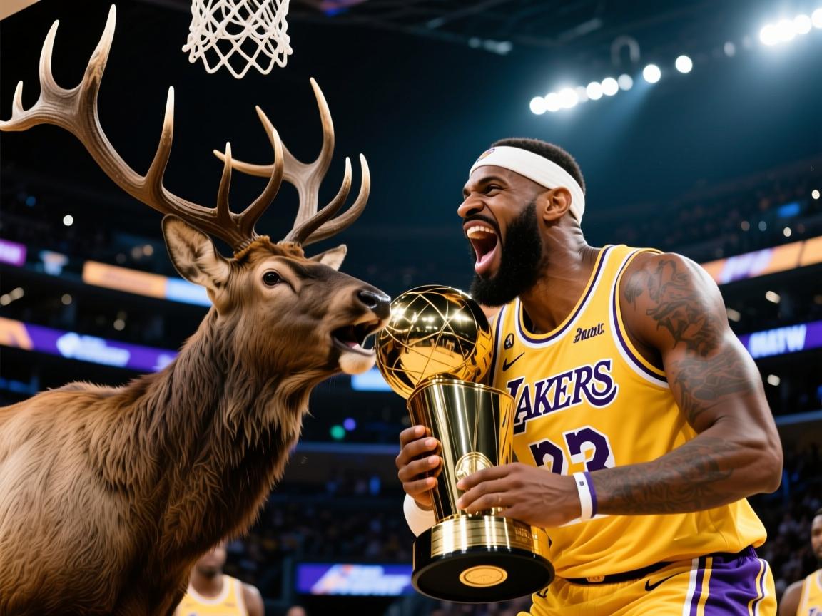 雄鹿战胜湖人，勇夺总冠军  第2张