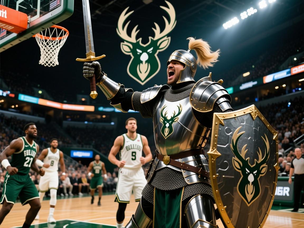 骑士大胜雄鹿，豪取四连胜  第2张