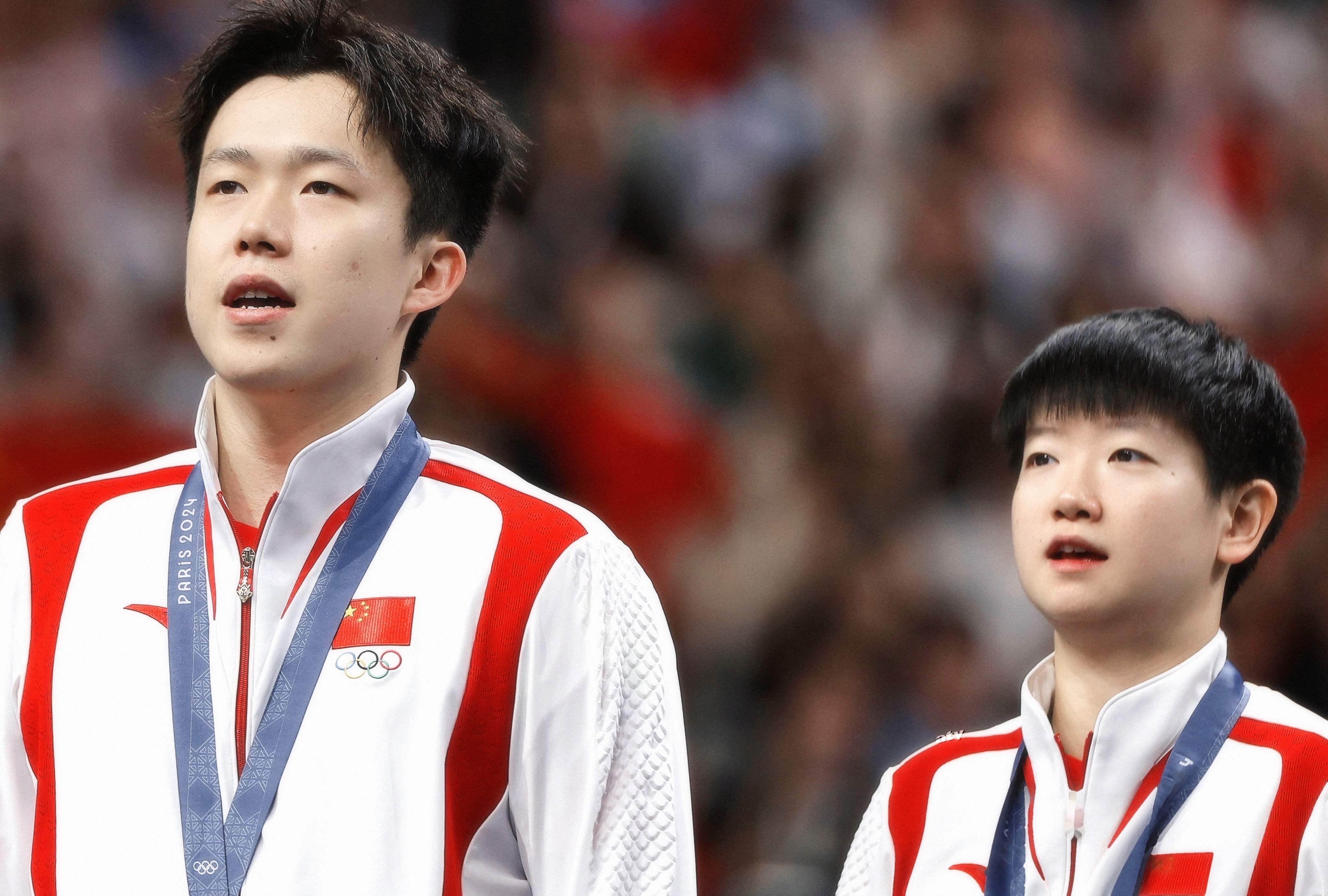 美国大满贯-孙颖莎3-2险胜高达王楚钦进16强